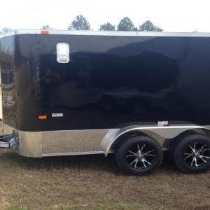 6x10 Tandem Axle - Screwless - Alloy Wheels - E-Track - 6ft 3 inch Height