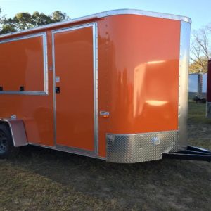 6x12 Single Axle Concession - 6 Foot 6 - 110 Electrical - Stab Jacks