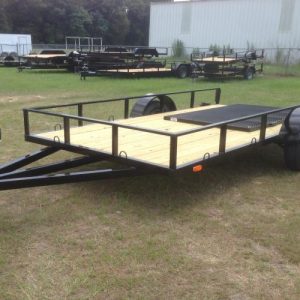 6x12 Single Axle Utility Trailer - Triple Tube Tongue