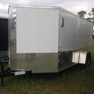 6x12 Single Axle Motorcycle Trailer - 16 On Center Framing