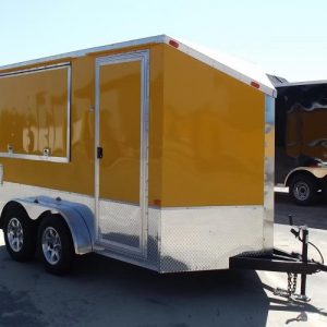 7x12 Concession - Torsion Axles - 6 Foot 6 - Alloy Wheels