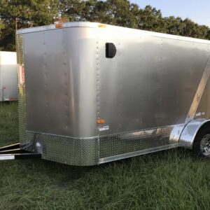 7x12 Single Axle - Alloy Wheels - 16 On Center Framing