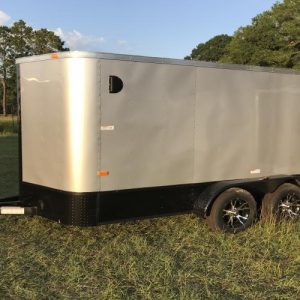 7x12 Tandem Axle - Tornado - 16 inch on center framing - Alloy Wheels