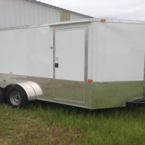 7x14 Motorcycle Trailer - D-Rings - Stab Jacks - 6 Foot 3 Inch