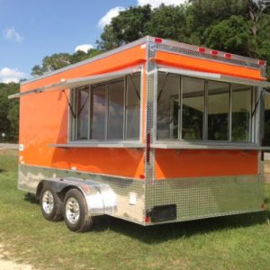 7x14 Tandem Axle Smoothie Concession Trailer