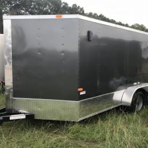 7x14 Tandem Axle Tornado Series - V-Nose - Ramp - 6 Foot 3 Inch