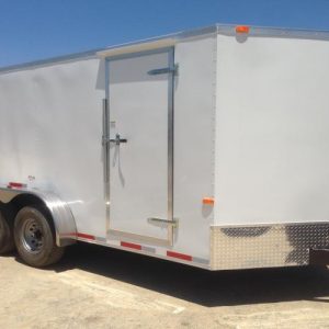 7x16 Tandem 7000# Axles - Double Doors - SUPER DUTY