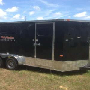 7x16 Tandem Axle - Custom Motorcycle Trailer