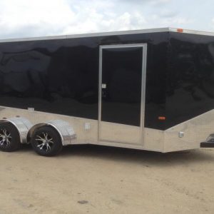 7x16 Tandem Axle Motorcycle Trailer - LOADED