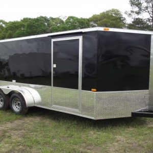 7x16 Tandem Axle - Motorcycle Trailer - 6 foot 3 Inch