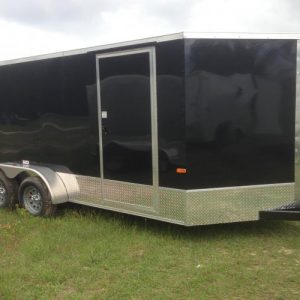7x16 Tandem Axle - 6' 6 - (6) Floor D rings - Stabilizer Jacks
