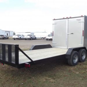 7x26 Hybird Trailer - 7000# Axles - Electrical - A/C