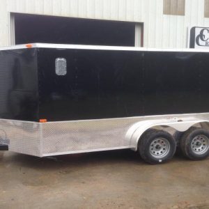 7x14 Tandem Axle - Motorcycle Trailer - 6 Foot 3 Inch