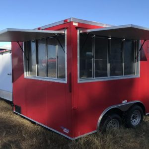 8.5' x 12' Concession Shell, Insulated with A/C, Electrical and a 38 Gallon Waste Tank