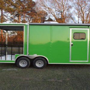8.5x18 BBQ Cooking Competition Trailer - A/C -Electrical - Awning