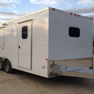 8.5x18 Concession Trailer - Hood - Sinks - Electrical