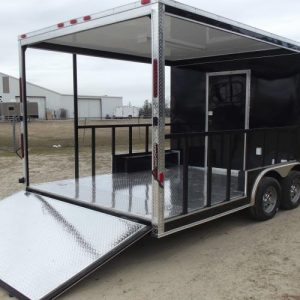 8.5x20 Porch Trailer - Electrical - Screwless - 7 Foot