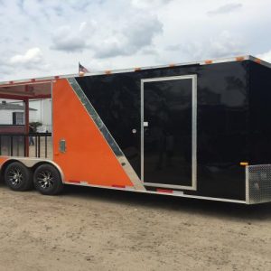 8.5' x 24' Porch Trailer with 5200 lb. Torsion Axles and Electrical Package
