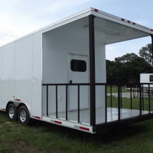 8.5x26 Porch Trailer - A/C - Electrical - Insulation - Screwless