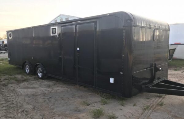 8.5x26 Tandem Axle Deluxe Auto Carrier - Cabinets - Electrical - Rubber Flooring - FULLY LOADED