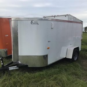 5x10 Single Axle - 16 Inch On Center Floors - Side Door - Ramp Door
