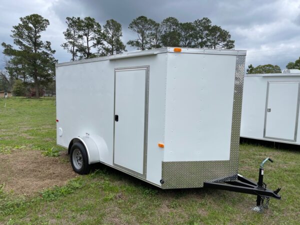 6x12 Single Axle Cargo Trailer - 16'' On Center Floor and Walls - 6 Foot 3 Inch Ceiling height