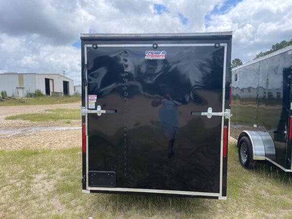 6x12 Single Axle - Ramp Door - 32'' Bar Lock Side Door - Image 3