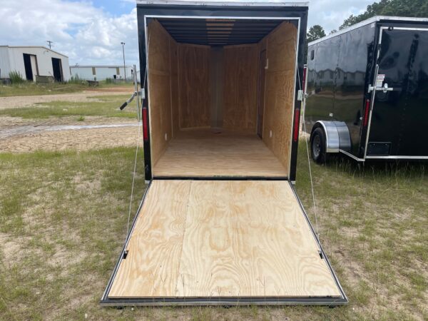 6x12 Single Axle - Ramp Door - 32'' Bar Lock Side Door - Image 4