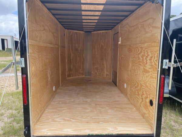 6x12 Single Axle - Ramp Door - 32'' Bar Lock Side Door - Image 5
