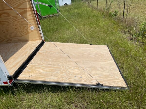 6×12 Single Axle Cargo Trailer – 16” On Center Floors, walls, and roof – Ramp Door – Side Door - Image 4