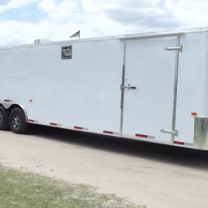 8.5 x 36 Triple Axle Two Car Race Trailer