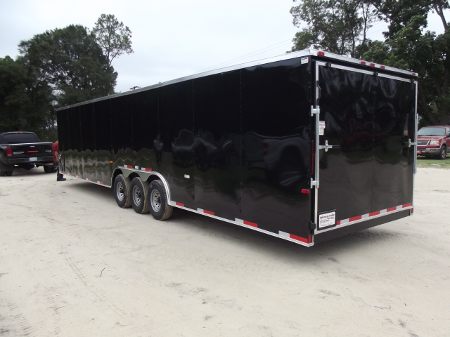 8.5x36 Triple Axle 2 Car Auto Hauler - Enclosed Trailer