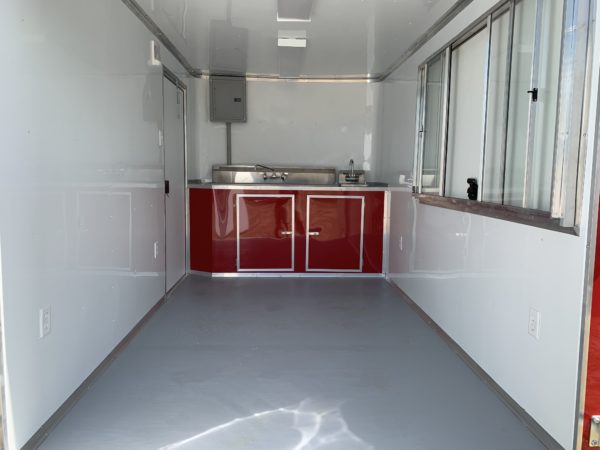 7×12 Tandem Axle Concession Trailer – Sinks – Electrical – Finished Interior - Image 4
