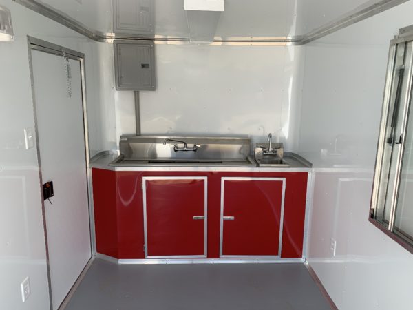 7×12 Tandem Axle Concession Trailer – Sinks – Electrical – Finished Interior - Image 5