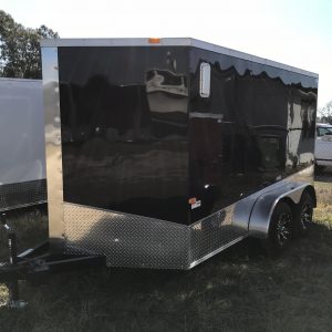 7×12 Tandem Axle - Cabinets - Finished Interior
