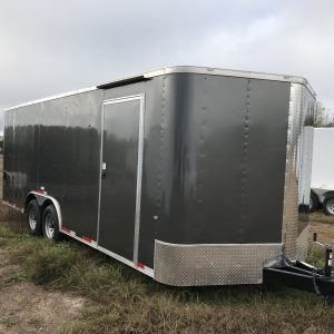 8.5X20 Tandem Axle Auto Carrier - All LED lights - Tie Downs - Beaver Tail
