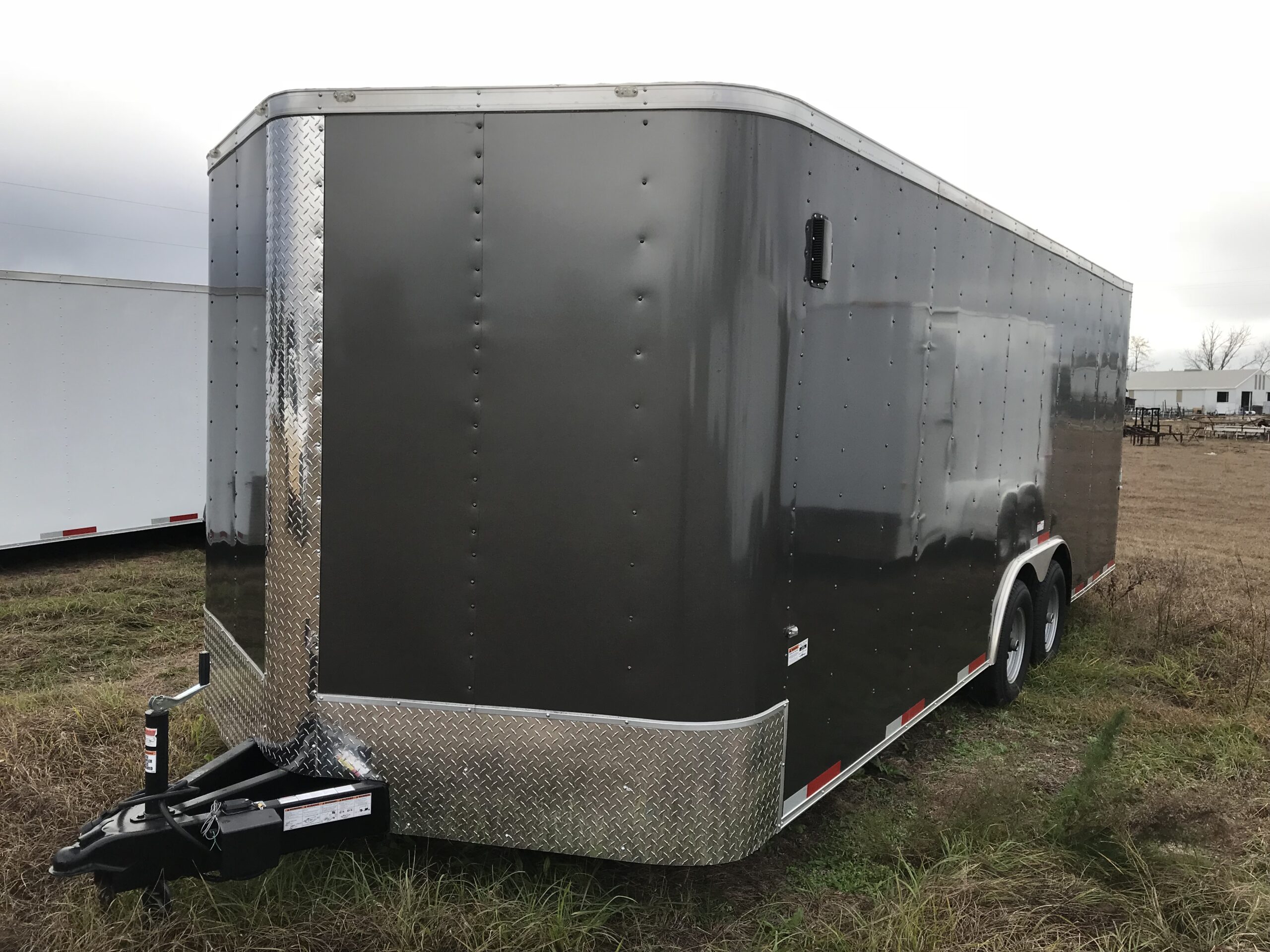 8.5X20 Tandem Axle Auto Carrier - All LED lights - Tie Downs - Beaver Tail - Image 2