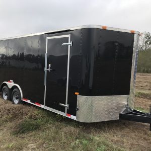 8.5X20 Tandem Axle Auto Carrier  – Tie Downs – Beaver Tail - 5200# Axles