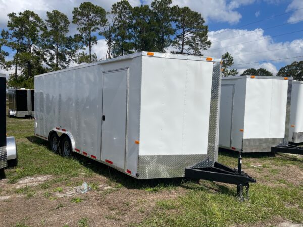 8.5X20 Tandem Axle Auto Carrier - 5200# Axles - Tie Downs - Beaver Tail