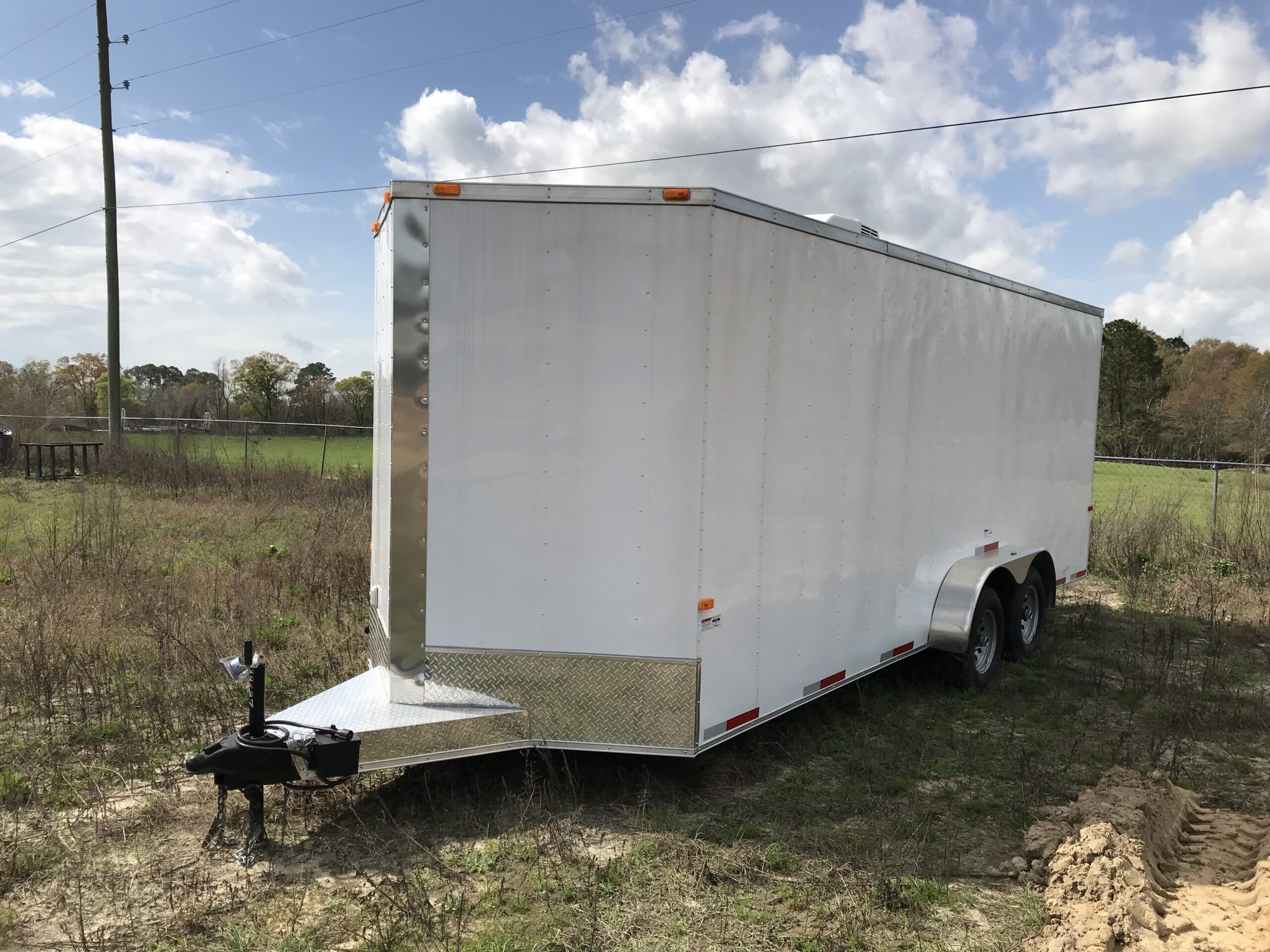 7x20 Tandem Axle - Insulated Floors, Walls, Roof, A/C Unit - 5200# Axles - Image 2