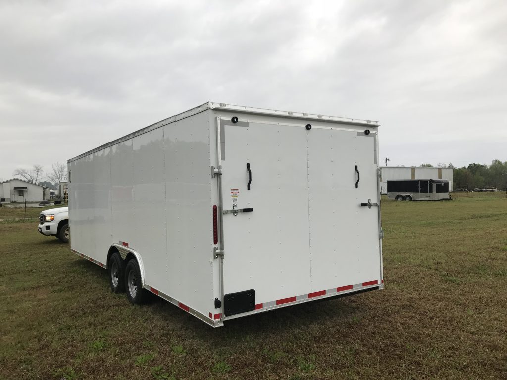 8.5x24 Tandem Axle Auto Carrier 5200 Axles 4500 Ramp DRing Tie