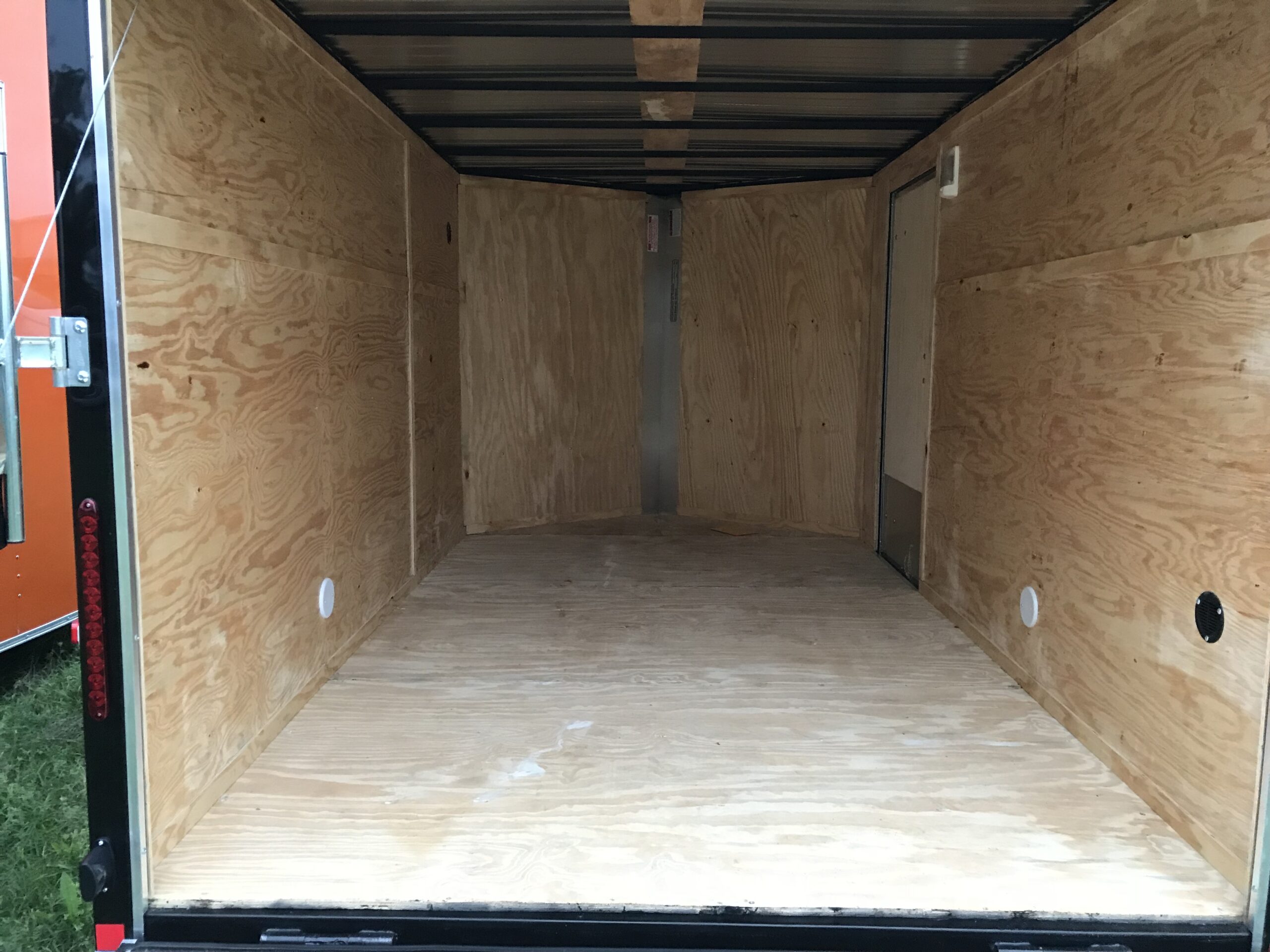7×12 Tandem Axle - Black In Color – 32” Side Door – 2500# Ramp Door - Image 5