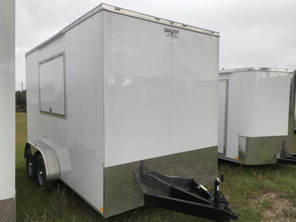 7x14 Tandem Axle Concession - Sink Package - Electrical - Sliding Glass Window