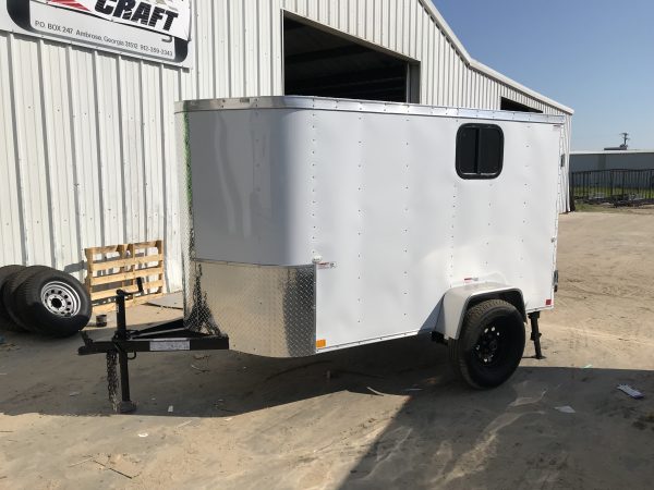 5x8 Single Axle Cargo Trailer - 15x18 windows - Tiedowns - Image 2
