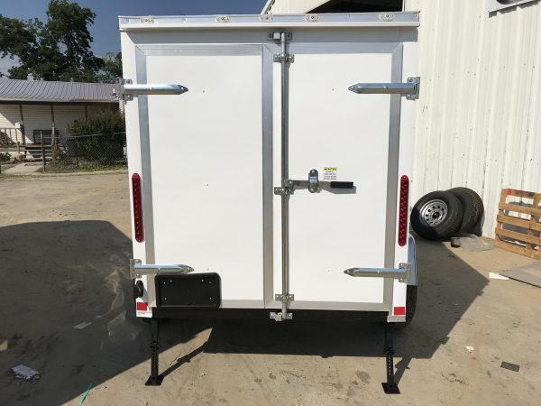 5x8 Single Axle Cargo Trailer - 15x18 windows - Tiedowns - Image 3