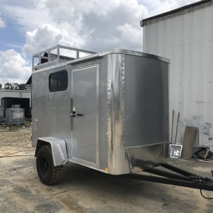 5x10 Single Axle - Off Road Series - 32'' Mud Tires - Torsion Axle - Roof Rack