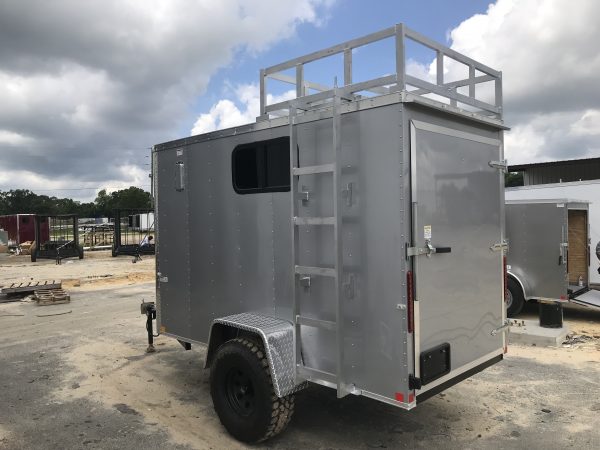 5x10 Single Axle - Off Road Series - 32'' Mud Tires - Torsion Axle - Roof Rack - Image 4