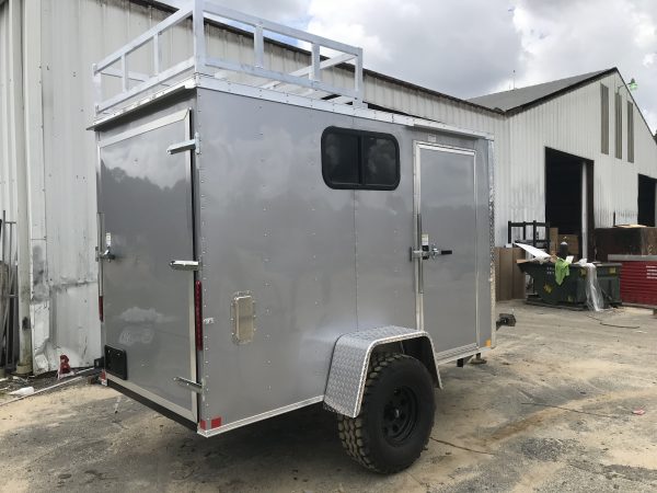 5x10 Single Axle - Off Road Series - 32'' Mud Tires - Torsion Axle - Roof Rack - Image 6