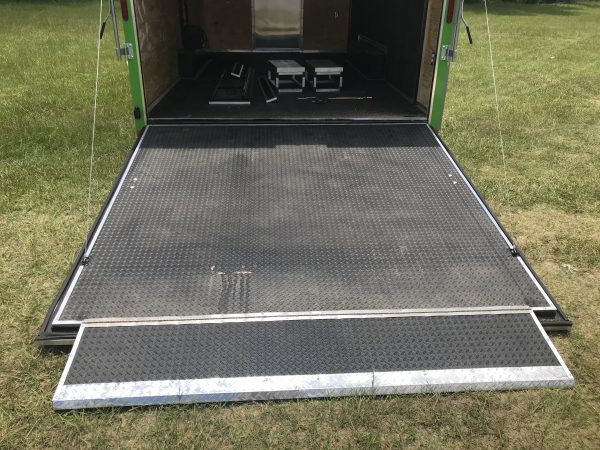 8.5x24 Tandem Axle Fishing Tournament Stage Trailer - 14 Foot Stage - TV Compartment - Image 6
