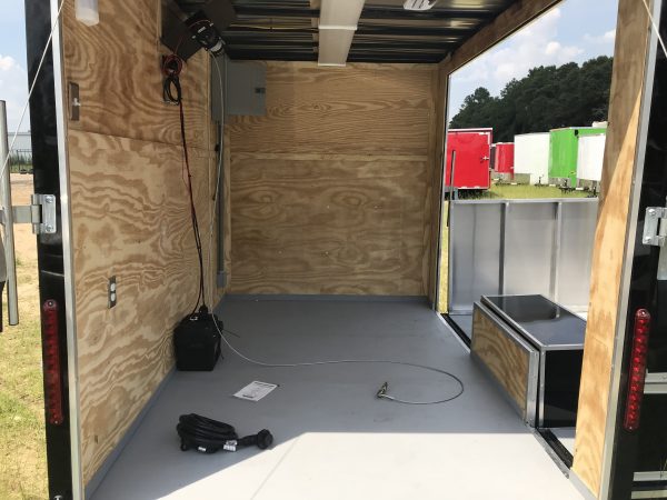 6×10 Single Axle – Stage Trailer w/ Fold Up Handrails – Removable Hitch - Mag Wheels - Image 9